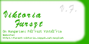 viktoria furszt business card